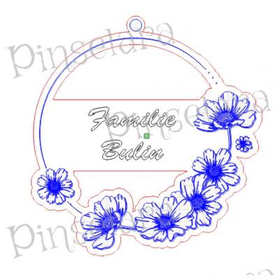 Laser Cut File, Familienschild, Türschild, Willkommensschild, Türkranz, Digitaler Download