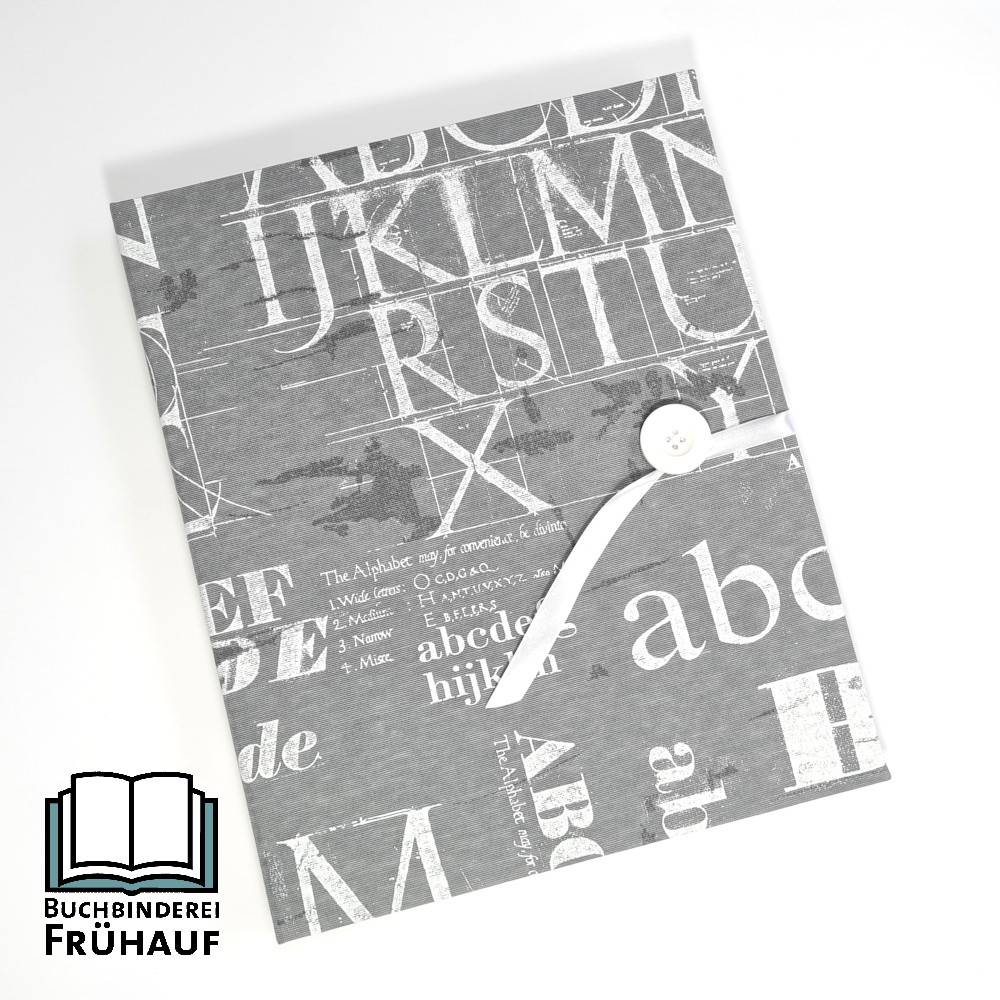Collegeblock-Mappe Alphabet, Mappe für Collegeblöcke ABC, mit ...