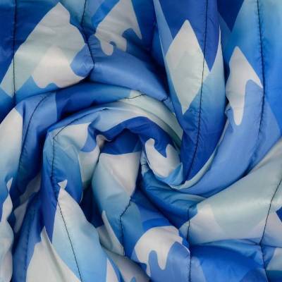 Steppstoff Winter Style by Little Darling beidseitig verwendbar wattiert (1m/16,-€)