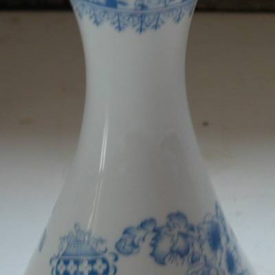 Porzellan  Vase - China  blau - Porzellanmanufaktur  Selftmann Weiden 