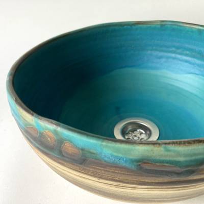 Waschbecken Karibik  Ø 29 cm Höhe 13 cm