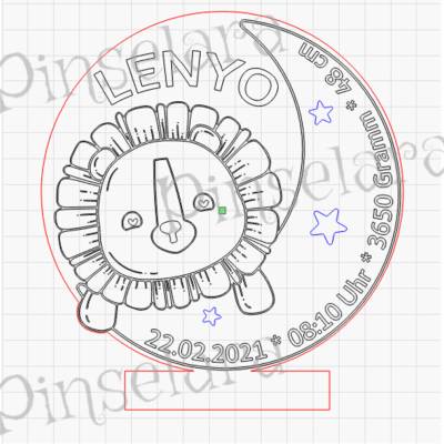 Laser Cut File, Nachtlicht Baby Kind, Acryl Kinderzimmer Deko Lasercut, Digitaler Download