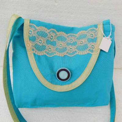 kleine  mintgrüne Tasche ,  kleine Sommertasche