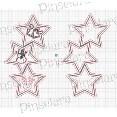 Laser Cut File, Weihnachtsbaum Tanne mit Krippe, Tisch Dekoration, Weihnachten, Lasercut