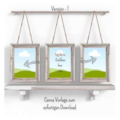 Mockup-Vorlage für Canva zum sofortigen downloaden 