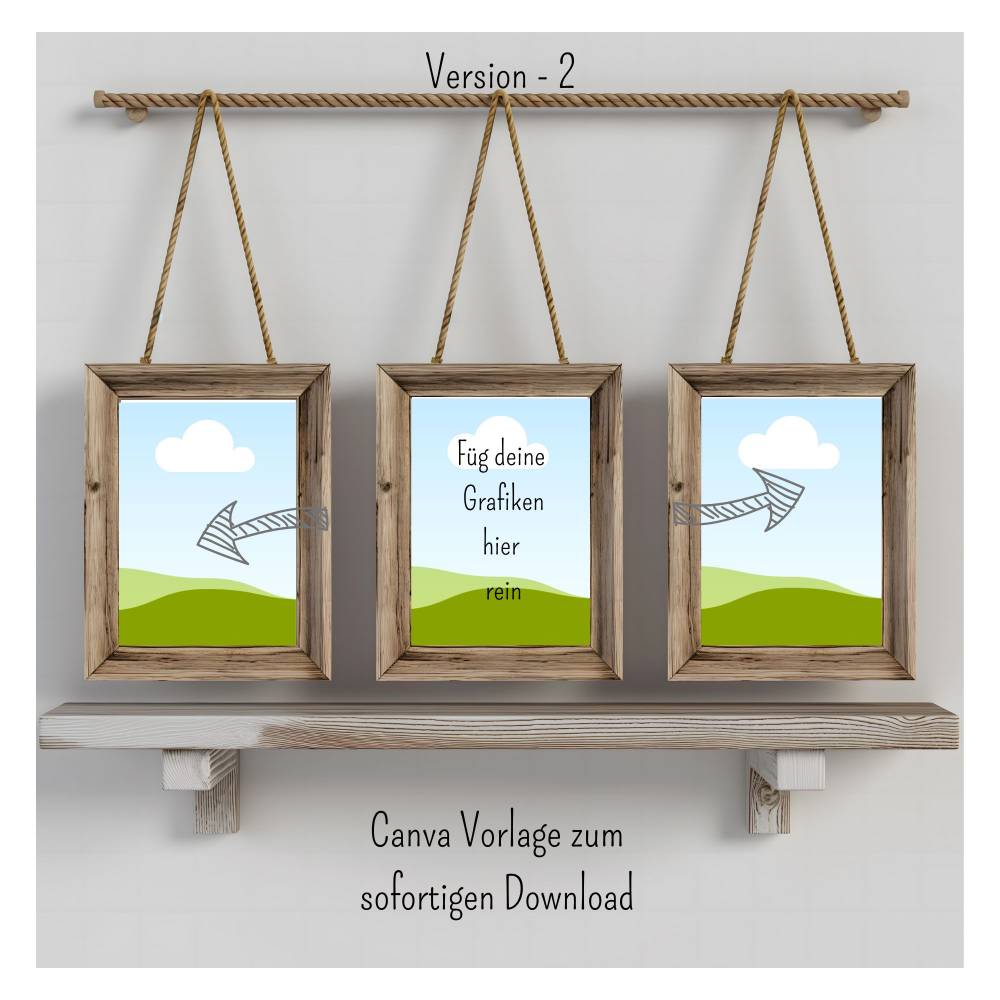 Mockup-Vorlage für Canva zum sofortigen downloaden Bild 2