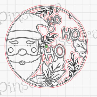 Laser Cut File, Weihnachten, Türschild Christmas, Türkranz, Willkommensschild, Digitaler Download