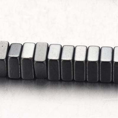 20 Stück * Hämatit Perlen * Heishi * 6 mm * Originalfarben * A2-0034