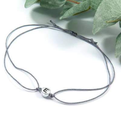 Armband Initial personalisiert Freundschaftsarmband Makramee Buchstabe nach Wahl 25 Farben