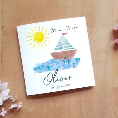 Design Segelboot Printable DIY
