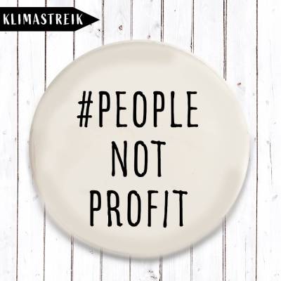 People not Profit Button 3 Größen nach Wahl