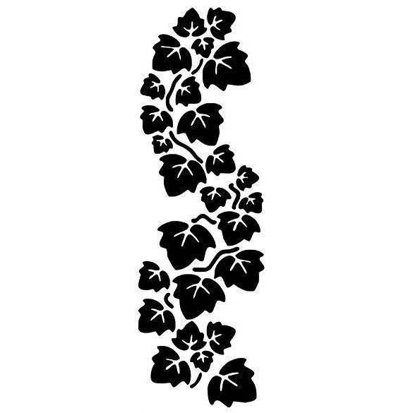 Efeu Wein Ranke Schablone Scrapbooking flower Stencil DIY Basteln Druck  Malen