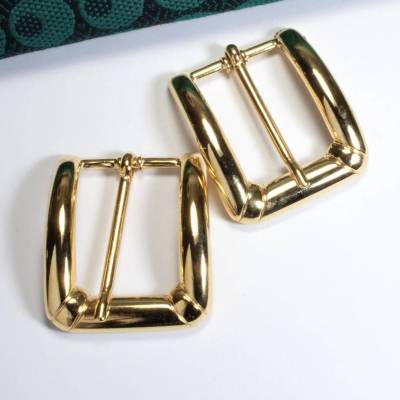2 Gürtelschnallen 30mm goldfarben – Klassische Metallschnallen für Gürtel, Gürtelschließen