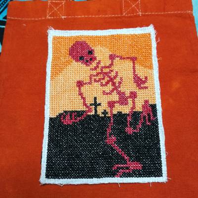süßes handgefertigtes Halloweenbeutelchen