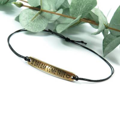 Armband bronzefarben Blume Freundschaftsarmband Farbwahl 25 Farben Makramee