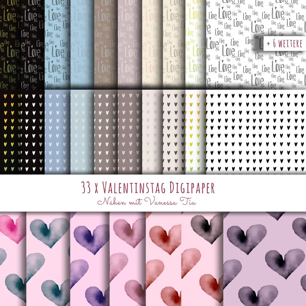 Valentinstag Digipaper Bild 1