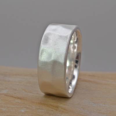 Bandring "Dusk" Silber 925, schlichter Ring ohne Stein
