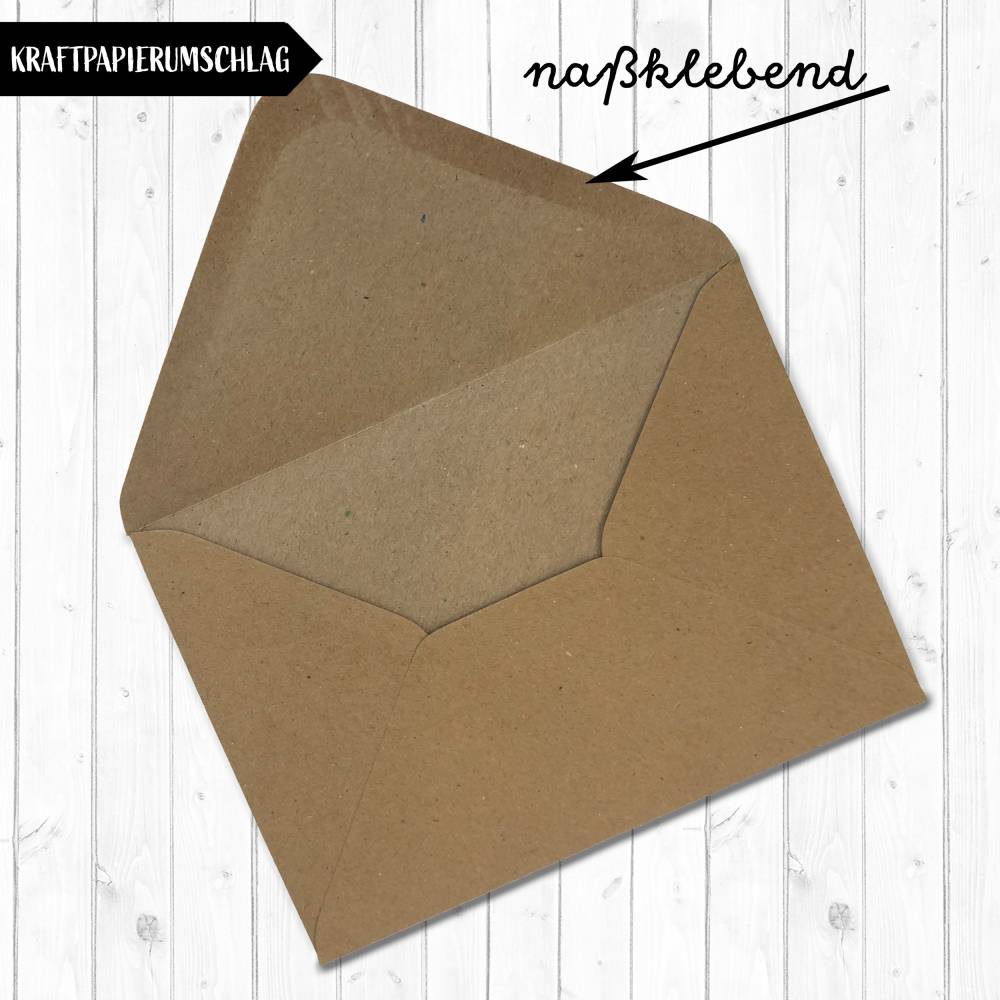 Papierflieger in Love Karte inklusive Briefumschlag Bild 7