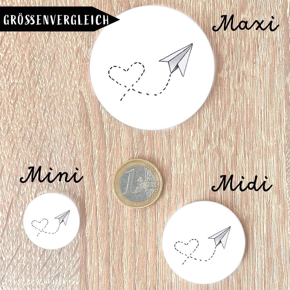 Papierflieger Love Magnet Bild 3