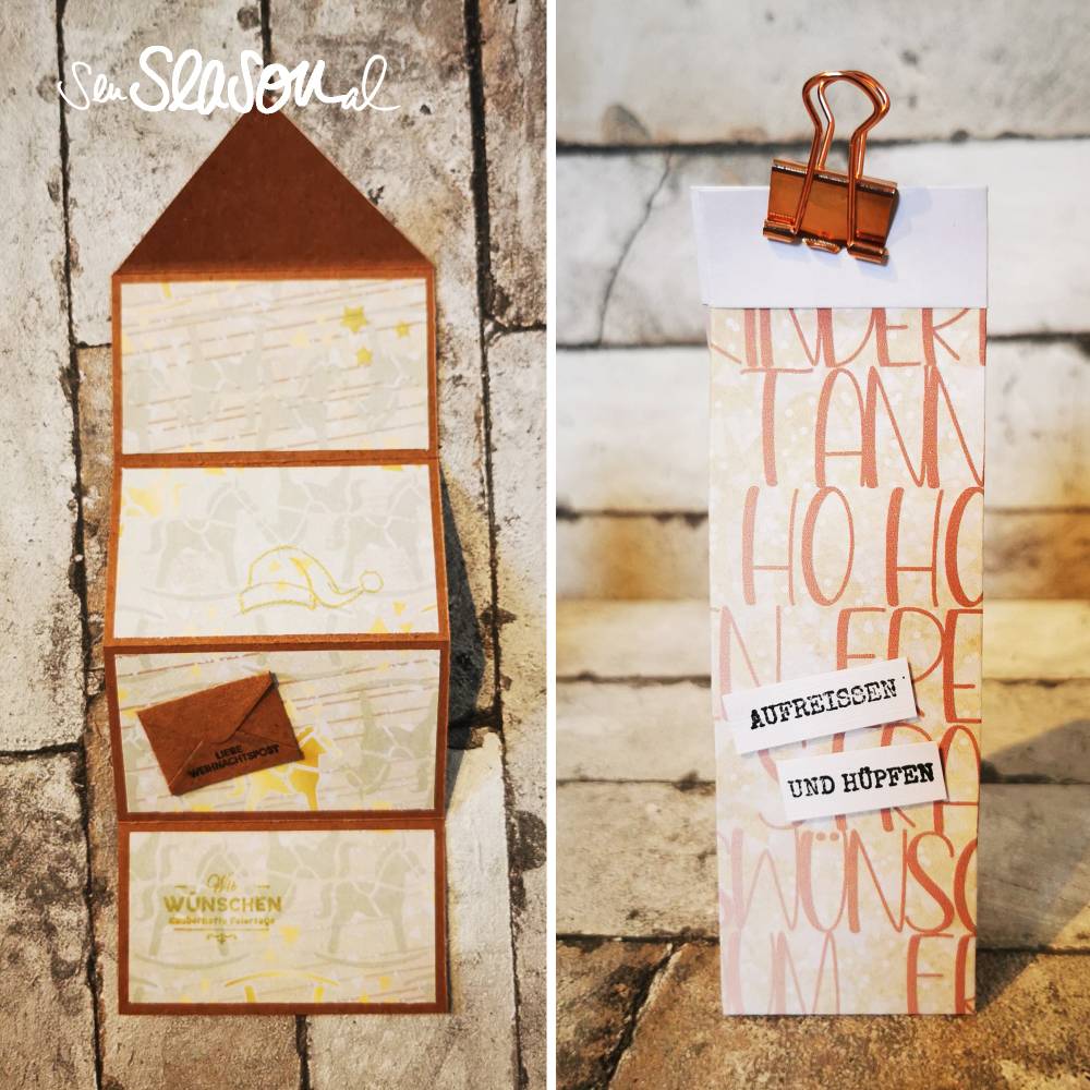 Digipapierset Schaukelpferd, weihnachtliches Papier mit vielen Digistamps und Schneidedateien, Design von senSEASONal Bild 9