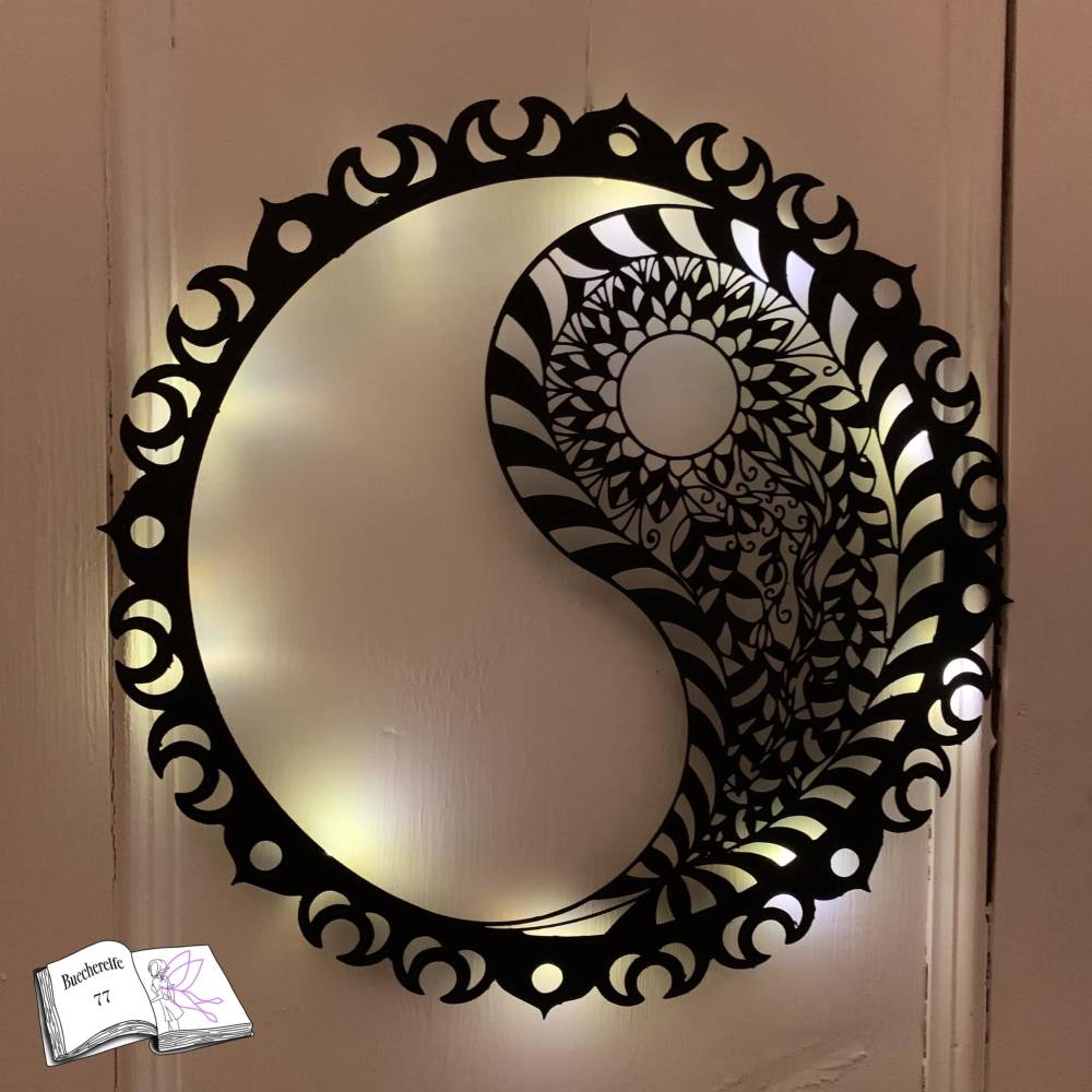 Digiset und Plott Yin und Yang mit Rosen Bild 4