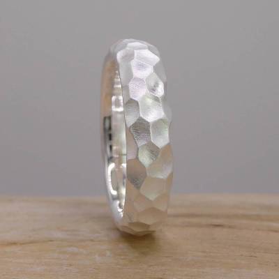 Ring "For You" Silber 925, dynamisches Design, Silberring, stark und kantig, 