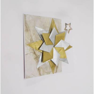 Weihnachtskarte Stern in 3d Design, Geldgeschenk, Weihnachtsgrüße