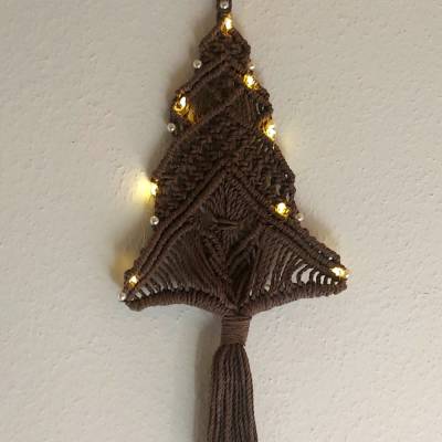 Weihnachtsbaum Makramee