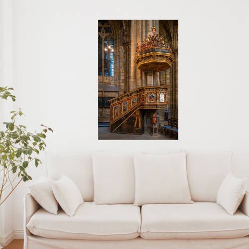 Kanzel im Dom Halberstadt, Hamburg Foto Datei Selbstdruck, Abmessung nach Wunsch, max. Breite 187,11 cm x Höhe 280,53 m