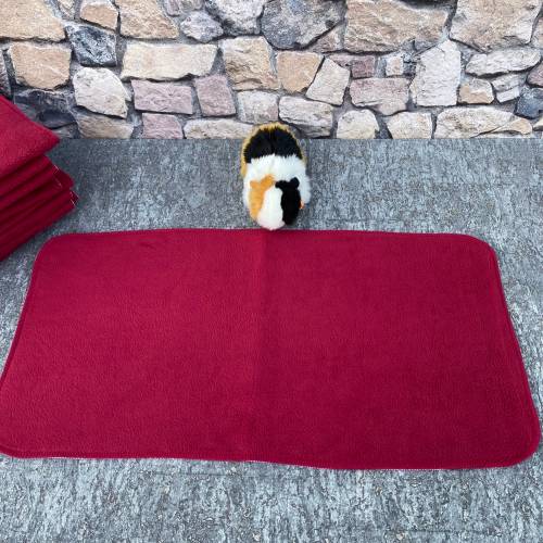 DiBi's PipiPad* 4-Set urindichte formstabile PipiPads (Gr. B) 34x68 "Beere " Fleecehaltung Meerschweinchen W