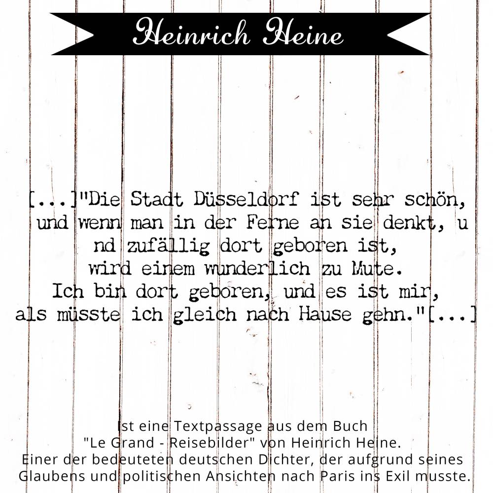 Heinrich Heine Zitat Karte inklusive Briefumschlag Bild 7
