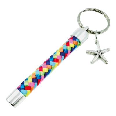 Mini Schlüsselanhänger für Abendhandtaschen, Modell Happy Hour, Segeltau in vielen Farben
