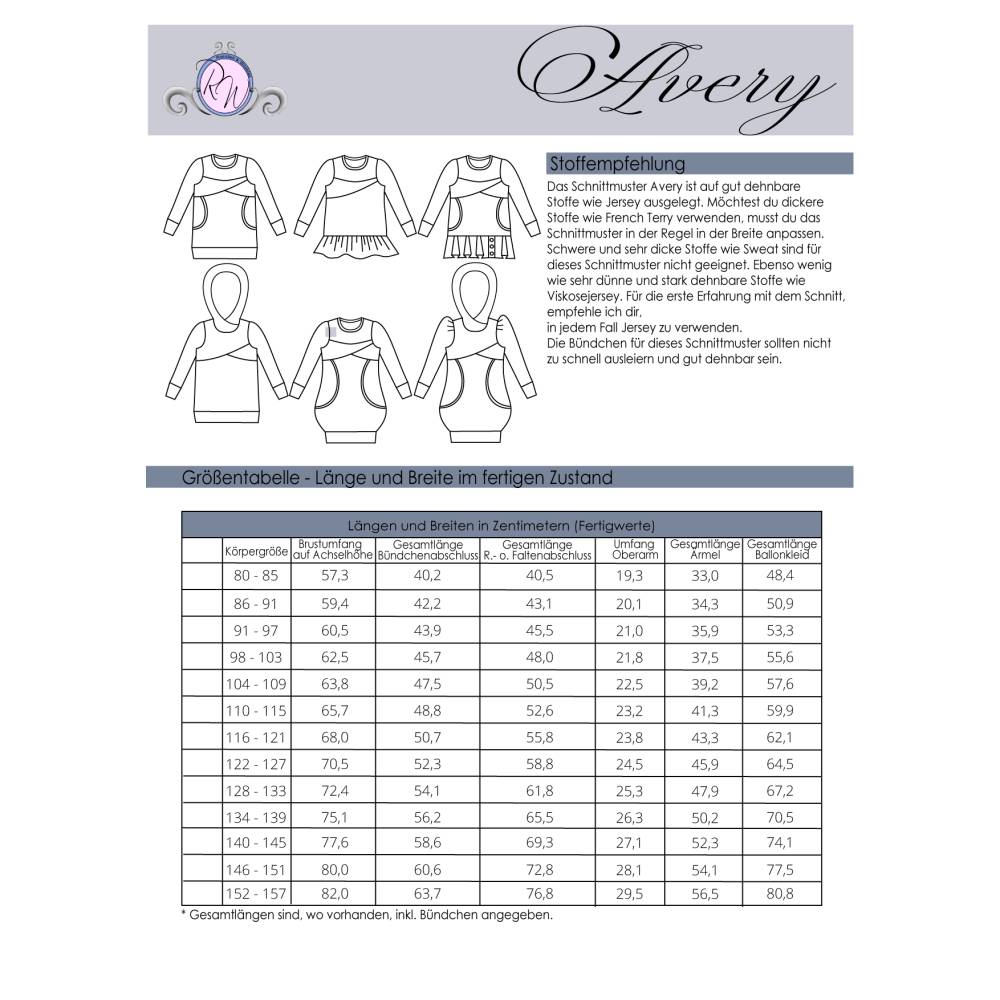 Ebook Avery Boys&Girls Gr. 80-152 Bild 2