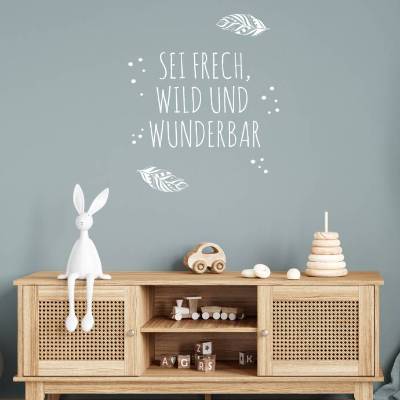 Wandsticker Wandtattoo BOHO Kinderzimmer Babyzimmer Wanddeko Set Kinderzimmerdeko, Wandaufkleber Boho mehfarbige Tü