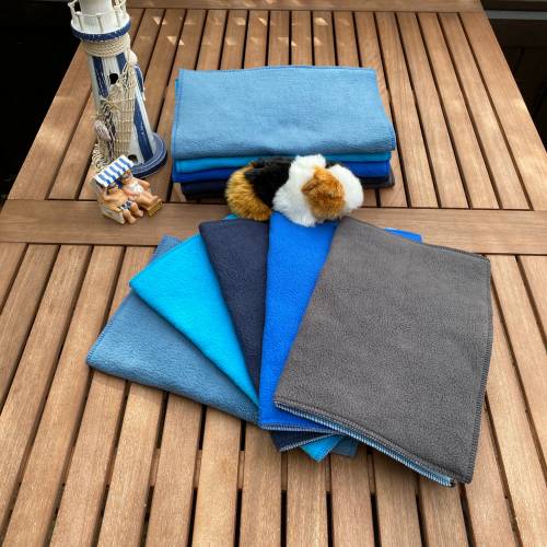 DiBi's PipiPad*  urindichte formstabile 10 PipiPads-Set 34x68 (B) "Meer" Fleechaltung Zubehör Meerschweine N