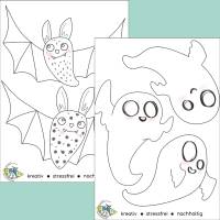 Halloween Ausmalbilder
