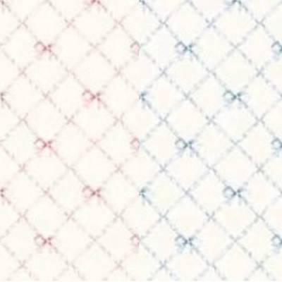 Puppenhaus Tapete Schleifen 30 x 44 cm pink oder blau