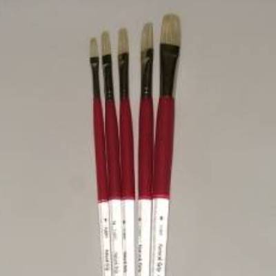Borstenpinsel W&N Natural Grip Filbert mit langem Stiel
