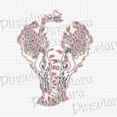Laser Cut File, Safari Park, Tiere Zoo, Elefant, Lascercut Vektor Grafik, Digitaler Download