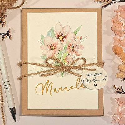 Geburtstagsgeschenk personalisiert | Geldgeschenk zum Geburtstag für Frauen | Geburtstagsgeldgeschenk | Geschenkbox