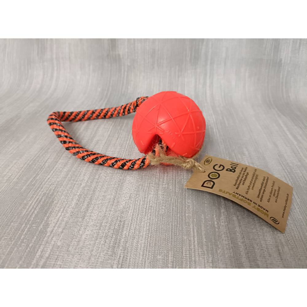 Moby Hunde Ball mit Seil