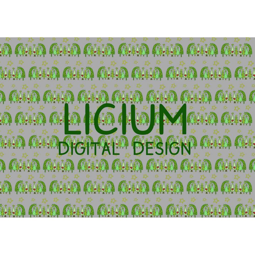 diy Geschenktüte oder Geschenkpapier - digitale Datei - Muster für den A4 Ausdruck -- Tannenbäume Bild 6