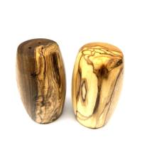 Salzstreuer und Pfefferstreuer FASS aus Olivenholz, einzeln oder im Set