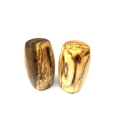 Salzstreuer und Pfefferstreuer FASS aus Olivenholz, einzeln oder im Set