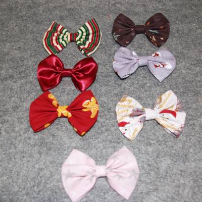 Haarschleife mit Haarclip zu Weihnachten, für Mädchen und Frauen, als Geschenk, schöner Haarschmuck