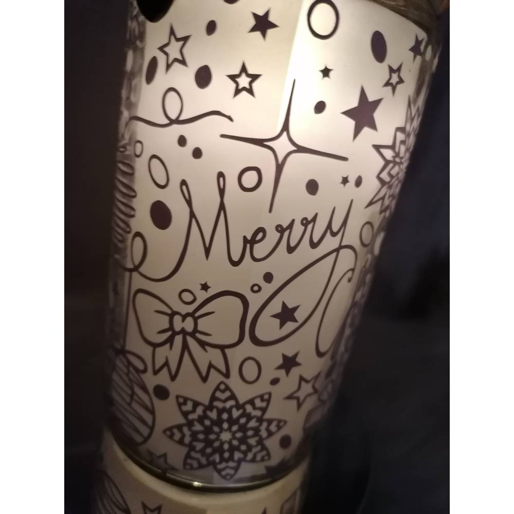 Plotterdatei "Weihnachtdoodle" SVG, DXF Bild 2