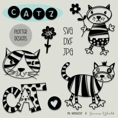 Plotterdatei Janeas World Catz