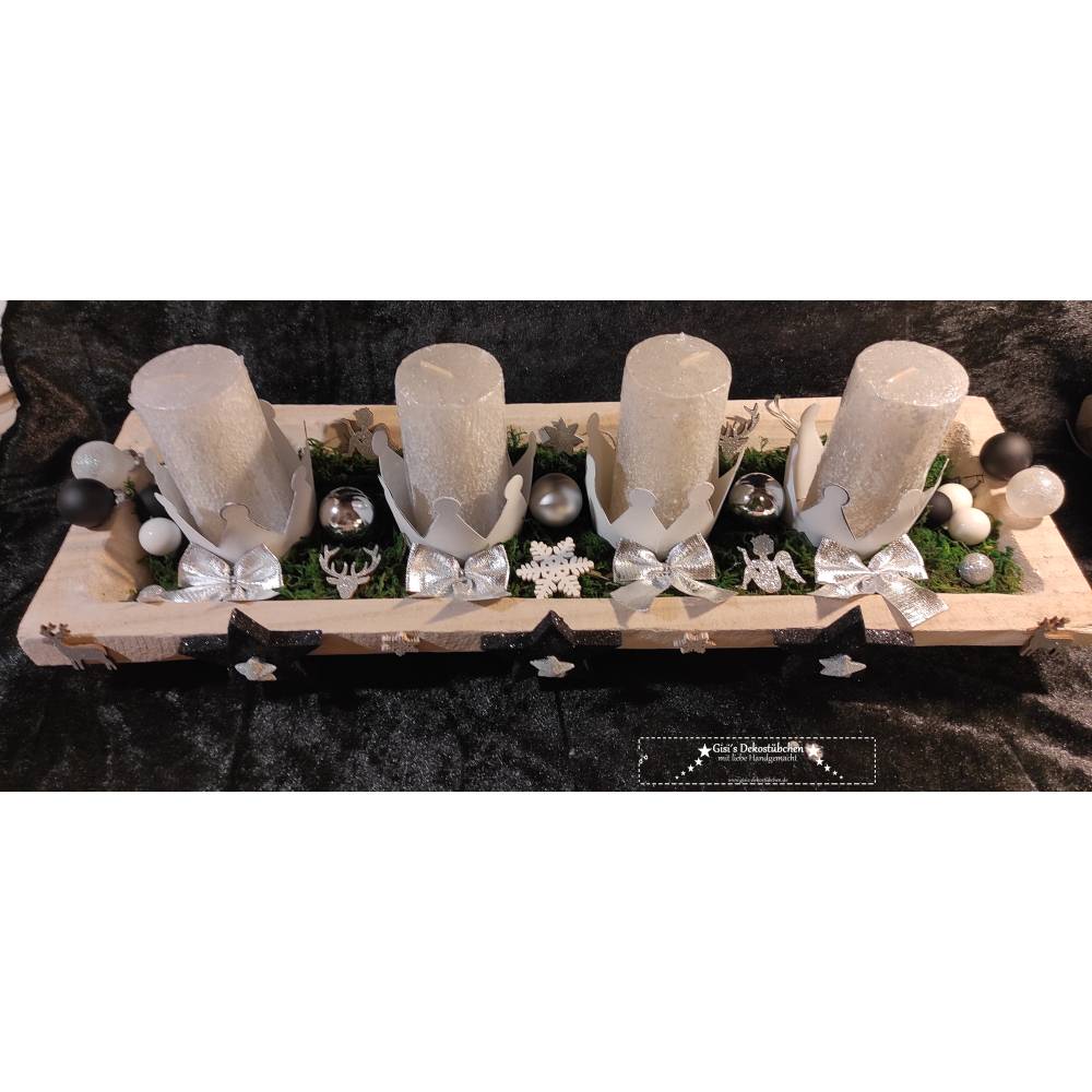Haltbarer LED Adventskranz, wiederverwendbar