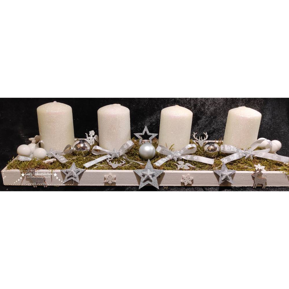 Haltbarer LED Adventskranz, wiederverwendbar
