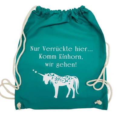 Reithelm-Beutel / Turnbeutel "Crazy" ~ personalisierbar 